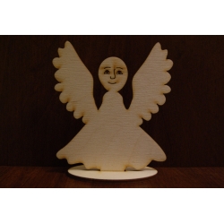 SKLEJKA #3mm Anioł 10cm aniołek  stojący z twarzą